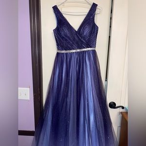 Purple Ombré Prom Dress - size 8!
